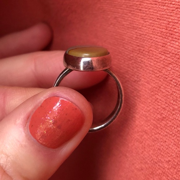 Oval Picture Jasper Sterling Silver Ring size 6.75 - Picture 5 of 9